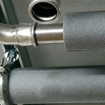 Aislamiento para tuberías, refrigeración, aire acondicionado, instalaciones tubería calentadores en general.